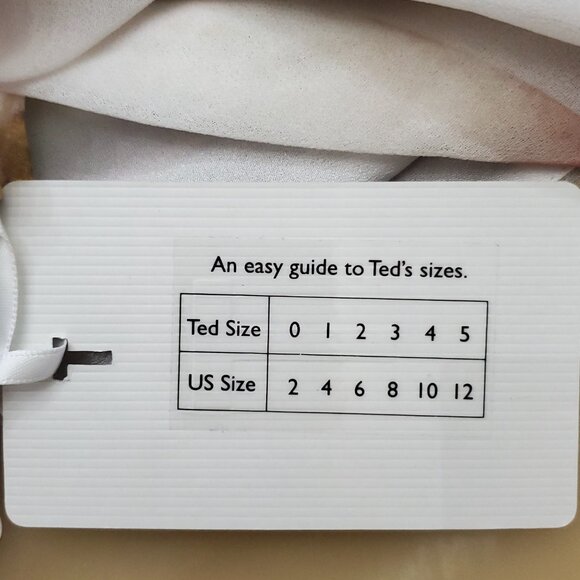 Ted Baker Harmony Fine Pleat Floral Maxi Dress Size 4 - Picture 16 of 16